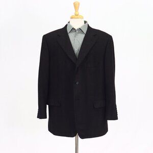 Caruso 52R Brown Solid 3-Button Sport Coat Blazer Jacket T298